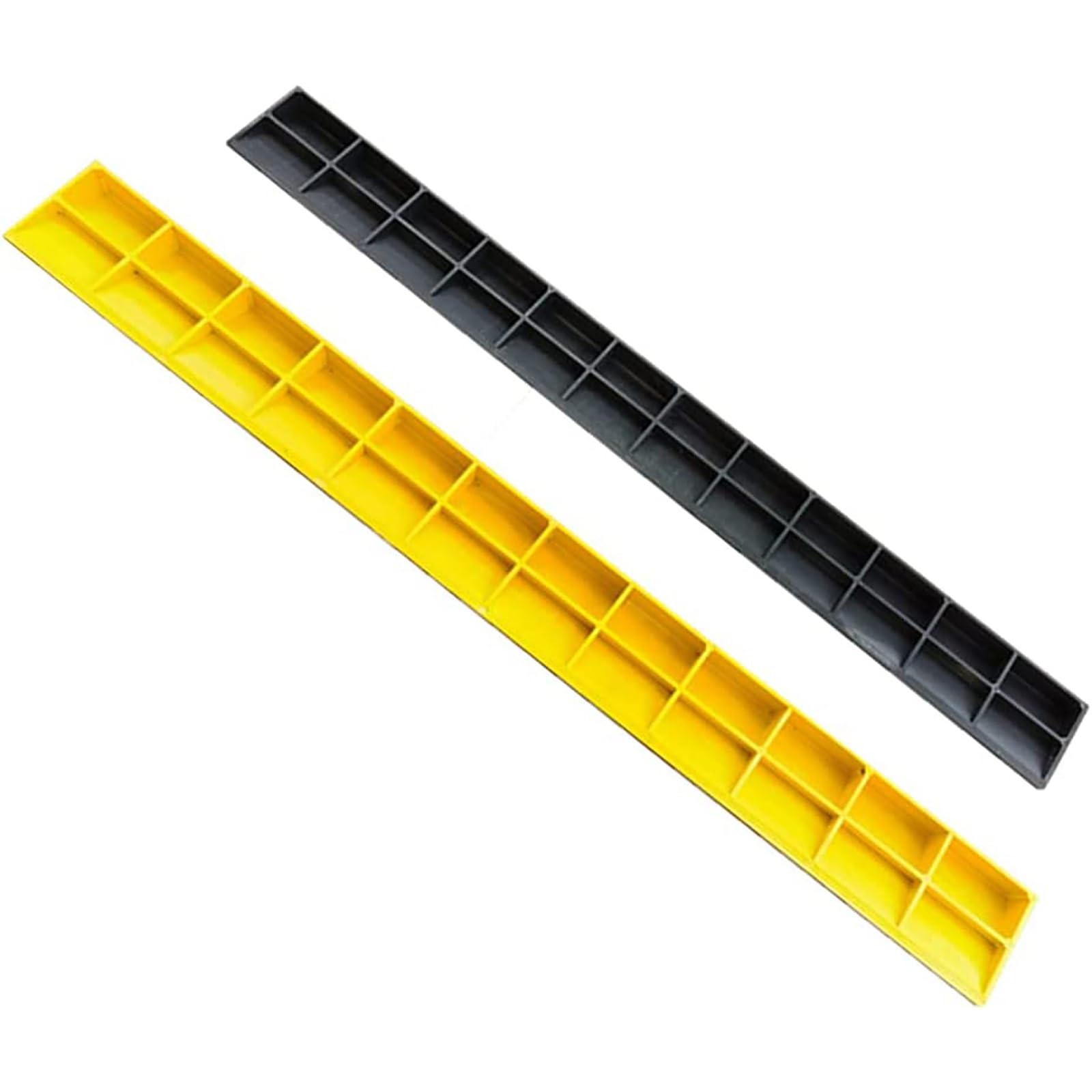 Rampa Portátil Antideslizante para Umbrales De Silla De Ruedas (desnivel De 2 A 7 Cm); Rampa De Acceso Ligera para Puertas, Baños, Garajes Y Supermercados; Uso En Svart 100x12x5.5cm