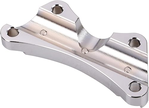 Miniatura 6 de Abrazadera cromada para manillar de motocicleta de 1 pulgada, abrazadera superior para Harley Electra Glide Road Glide Street Glide Road Glide Road