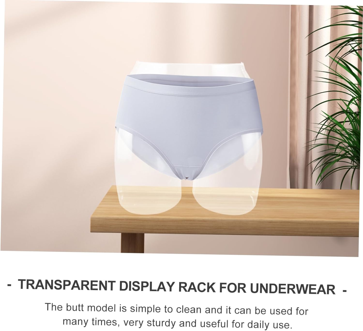 Cabilock Underwear Display Stand Butt Model Hip Display Rack for Clothing Shops Showcase for Underwear