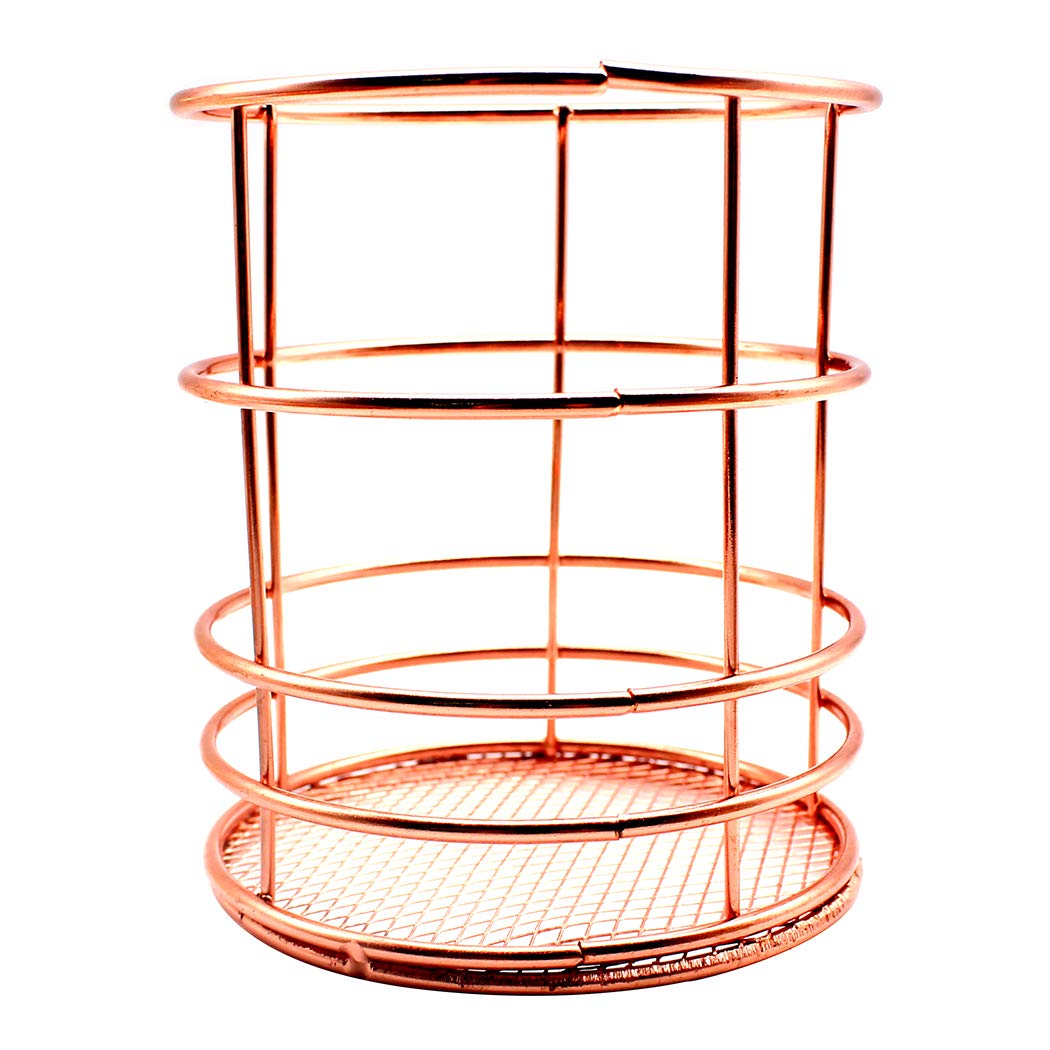Zilveren Pennenhouder voor Kantoor 304 Roestvrij Staal Potloodhouder Make-up Borstel Houder Briefpapier Organizer Zilveren Pennenhouder voor Kantoor 304 Roestvrij Staal Potloodhouder Make-up Borstel Houder Briefpapier Organizer