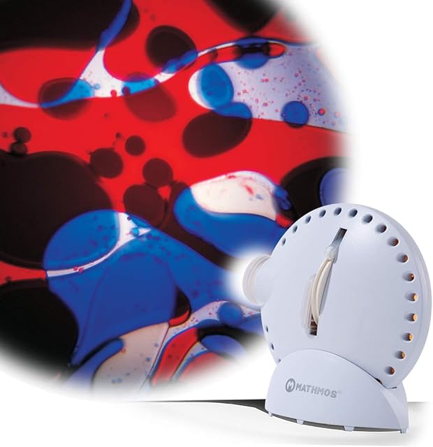 Lava Lamp Projector by Mathmos in White - Blue/Red