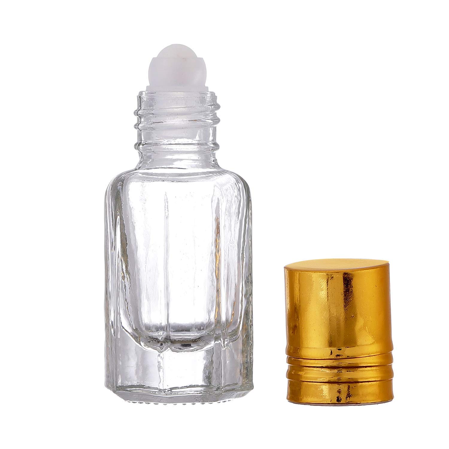 Electronic Kitchen 6ml Empty Bottles Transparent Refillable Reusable (Set of 6) Roll on Glass Bottle for Attar | Perfumes | DIY | Aromatherapy | Essential Oils (Pack of 6)-image-23