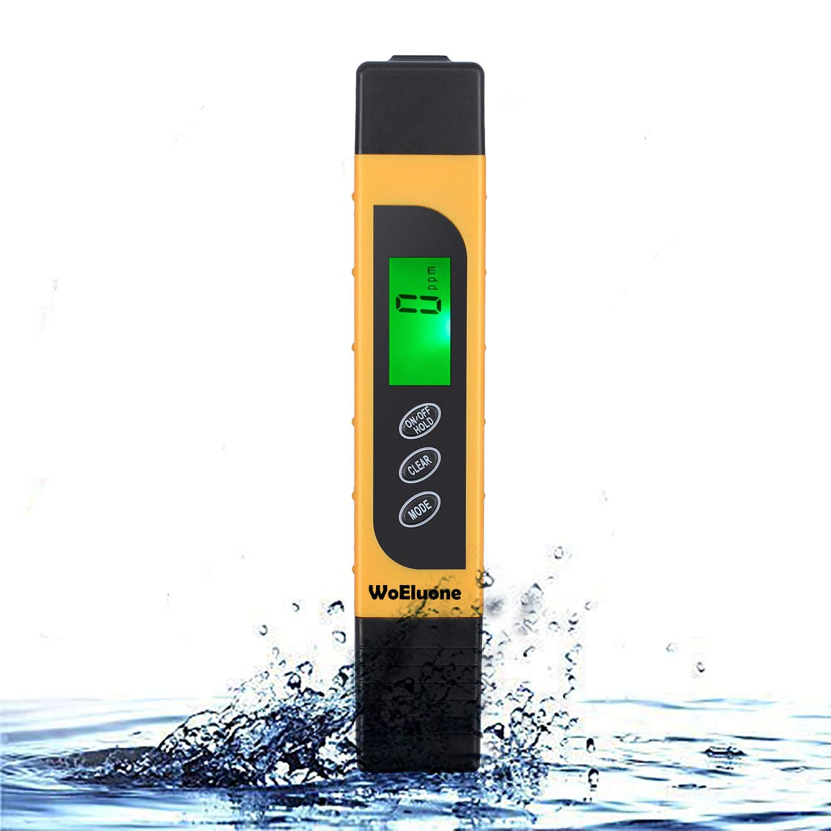 TDS Meter Digital Water Tester,WoEluone Professional 3 in 1 TDS,Temperature and EC Meter,0-9999ppm Meter,Accurate Ideal PPM Meter for Drinking Water, Aquariums,RO System and More