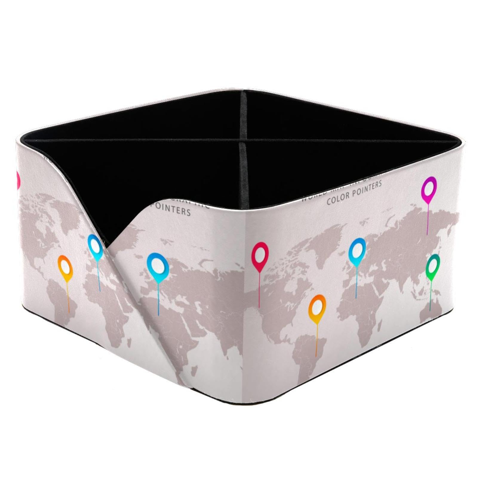 Porte-crayons et organiseur de bureau infographique pour fournitures de tri