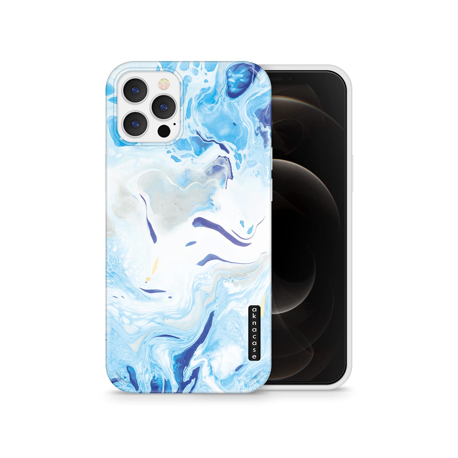 Akna Case Compatible with iPhone 12 & iPhone 12 Pro [6.1 inch],GripTight Series High Impact Silicon Cover with Ultra Full HD Graphics (Design 102969-US)