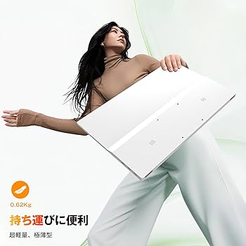 Amazon.co.jp: Newsoul モバイルモニター 白 モバイルディスプレイ