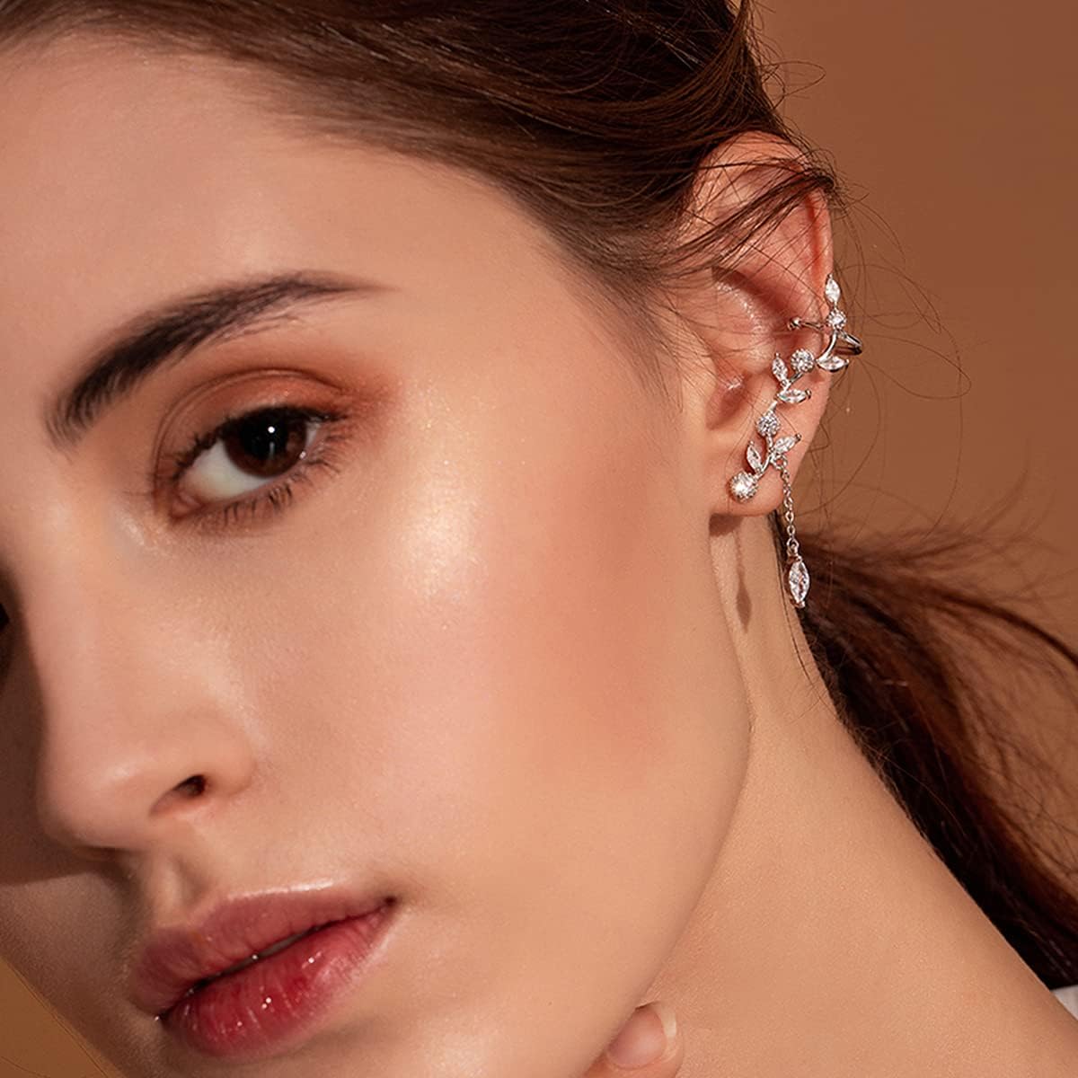 BISAER Hypoallergenic 925 Sterling Silver Post Dainty Stud Earrings for Women, Cute Clover Spider Butterfly Earrings for Sensitive Ears Women Jewelry Gifts