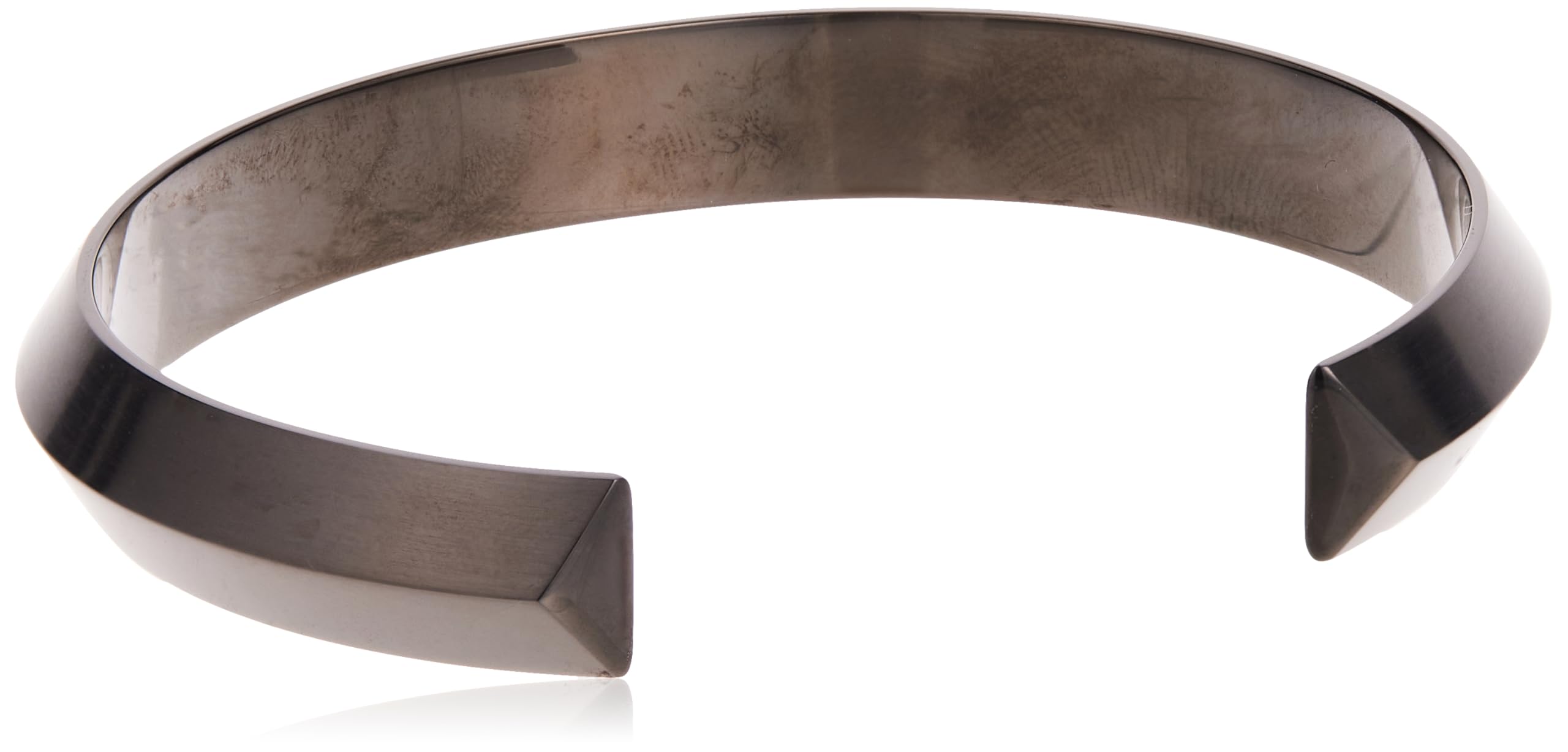 Hugo Boss Jewelry Men Ionic Plated Grey Steel Bangle Bracelets - 1580135L