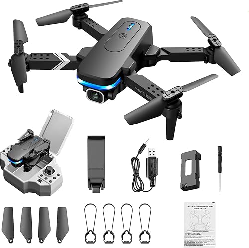 Miniatura 1 de Mini Drone with Camera Dual 4K HD FPV Drone Remote Control Drone with Altitude Hold Headless Mode One Key Start Speed Adjustment Drone