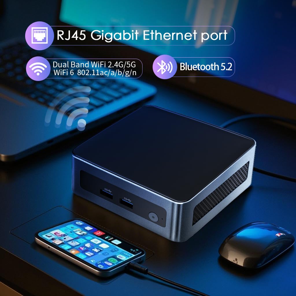 Amazon.co.jp: Binxarn Mini PC AMD Ryzen 5 5600H (UP 5500U 5700U