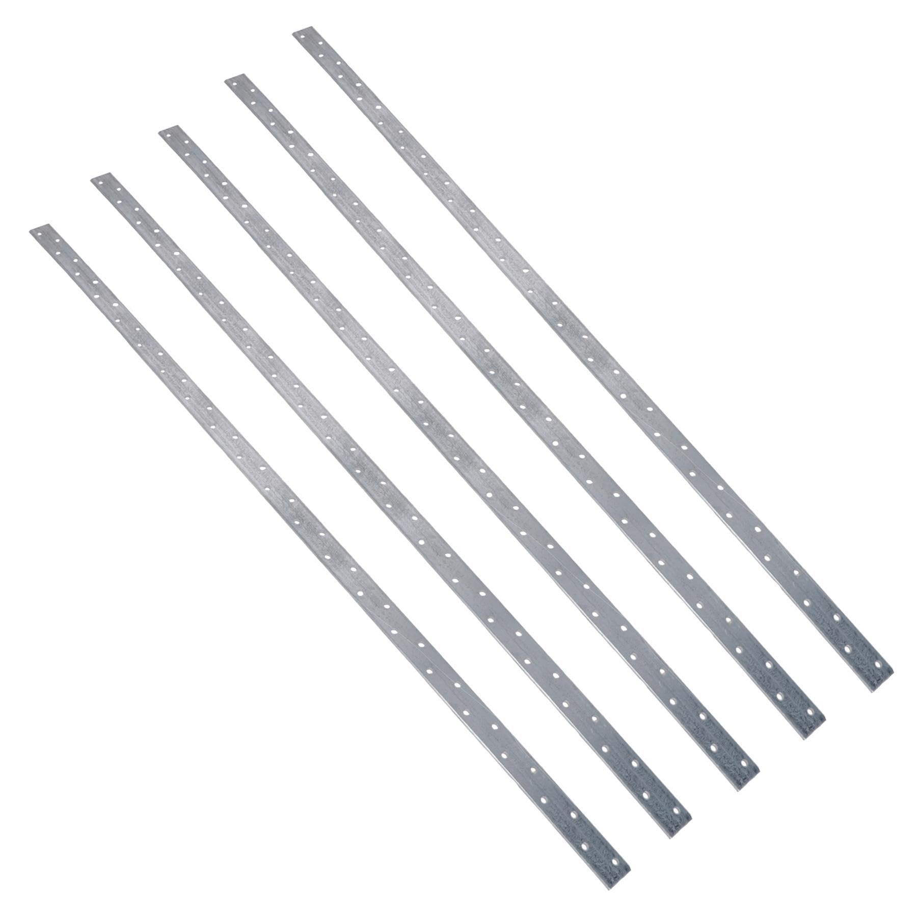 Horizontal Heavy Duty Restraint Strap 1000mm Length Flat Galvanised 5PK