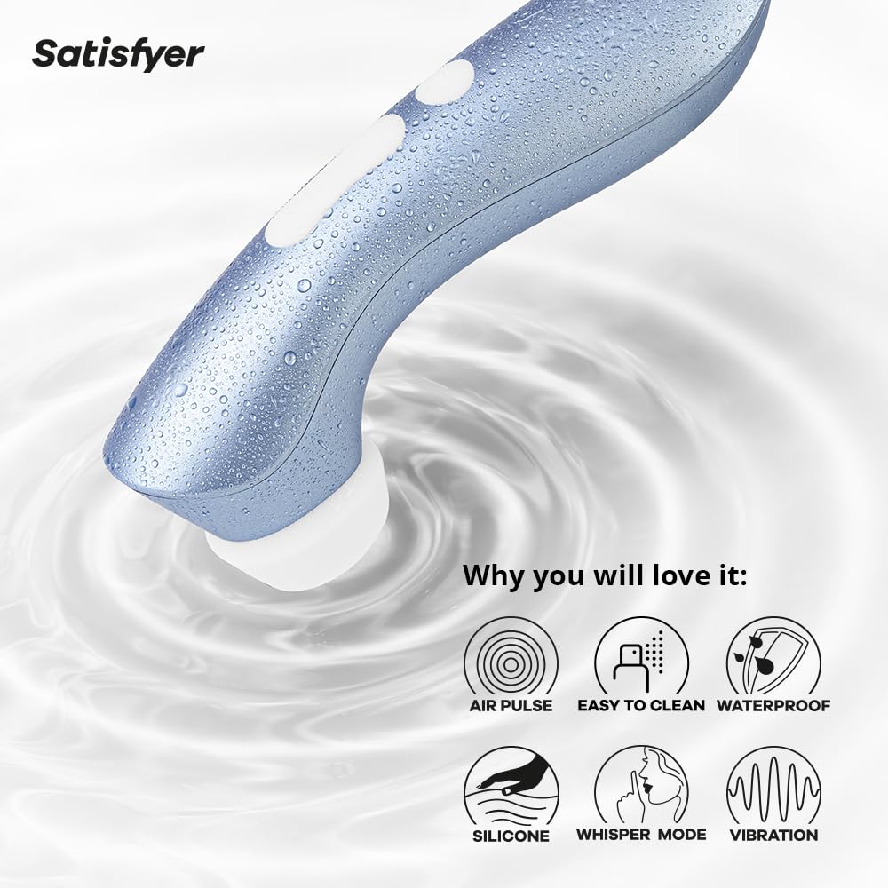 Satisfyer Pro 2 Succionador Clítoris Plus | Vibrador y Estimulador de Clítoris para Mujer | Juguete sexual extremo | Vibrador erótico Ondas de Presión para Ella | Juguetes sexuales