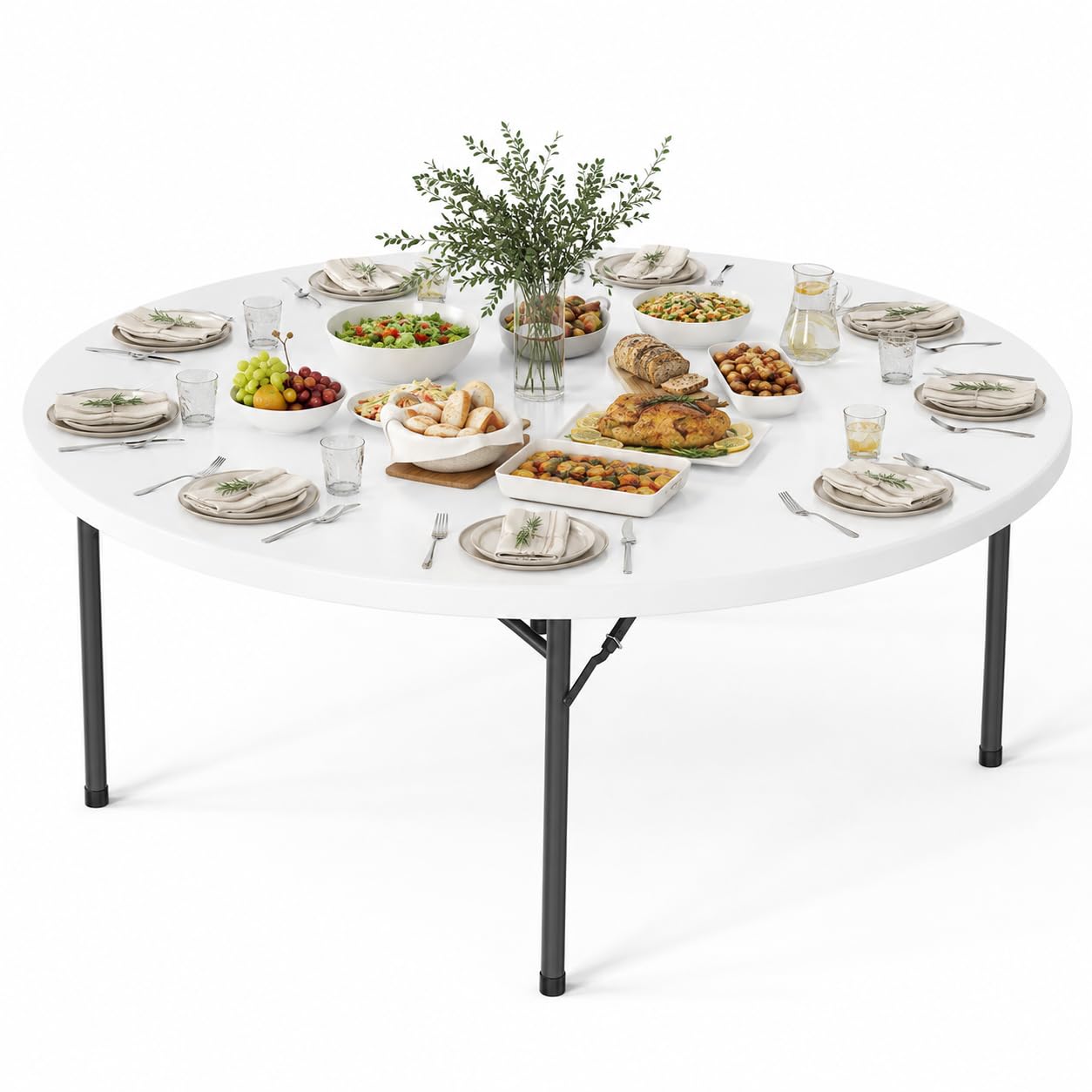 FurniEdge Heavy Duty Banquet Table