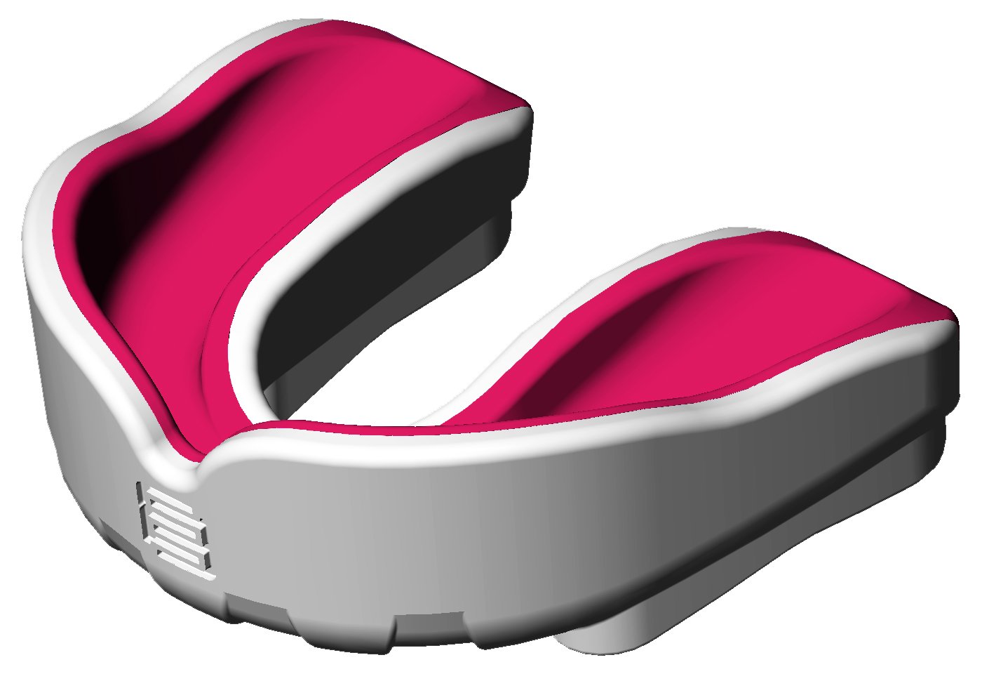 Makura Ignis Mouthguard (Polar White/Electric Pink, Junior)