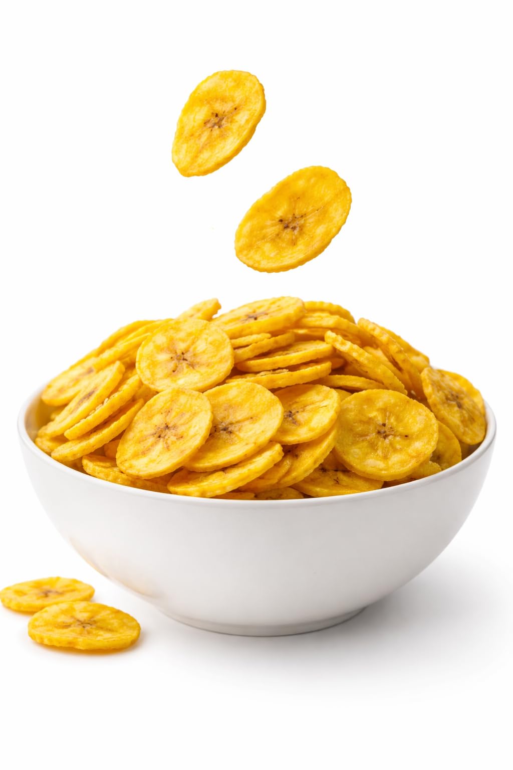 Banana Yellow Cheaps Banana Chips, Thinly Sliced, Fried, Salt