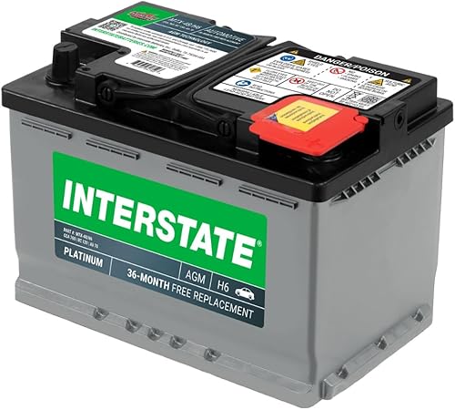 Miniatura 3 de Interstate Batteries Batería automotriz de 12 V 70 Ah (tamaño del grupo H6, 48) 760CCA SLI AGM Batería de repuesto para automóviles, SUV, sedanes,