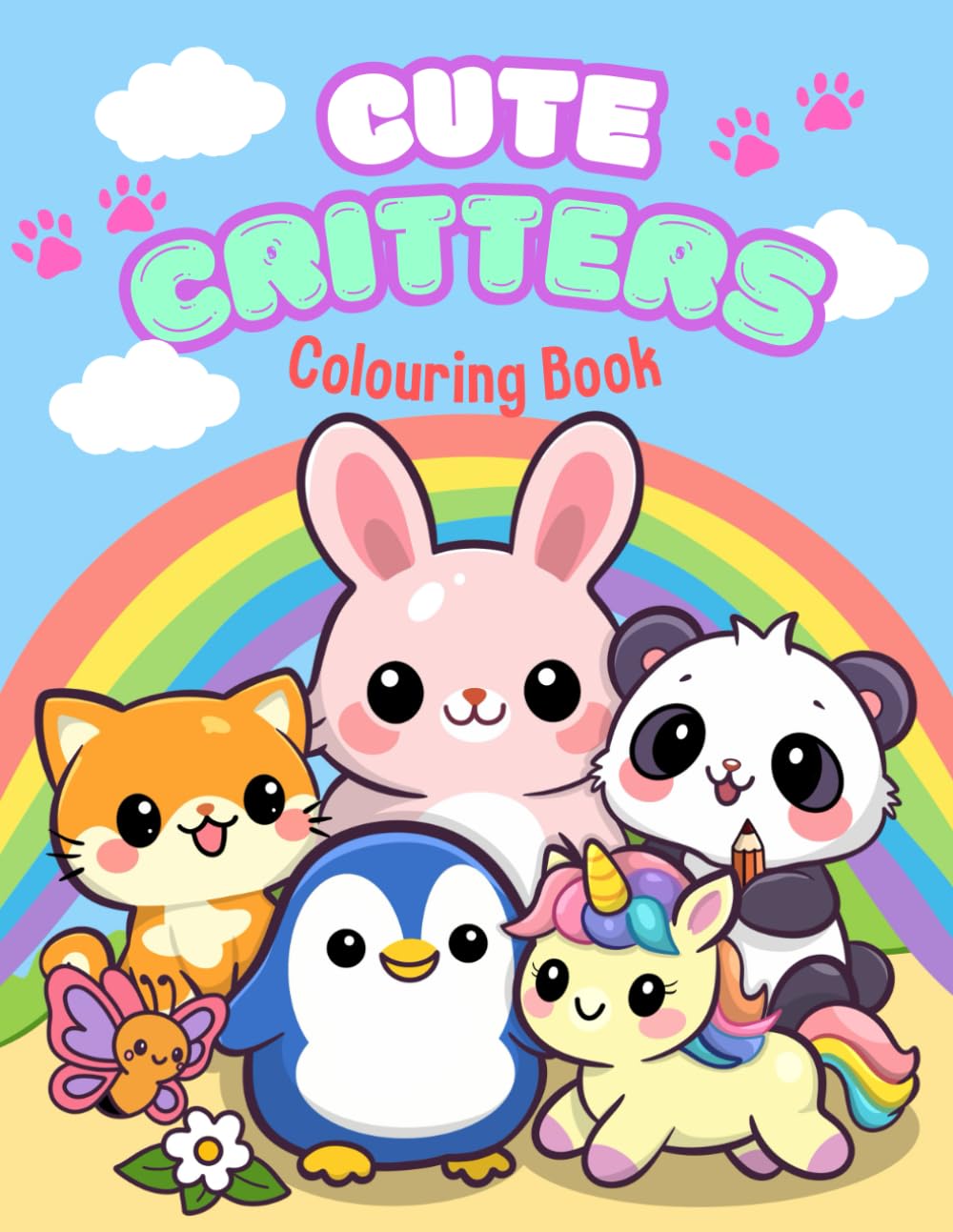Cute Critters: Colouring Book