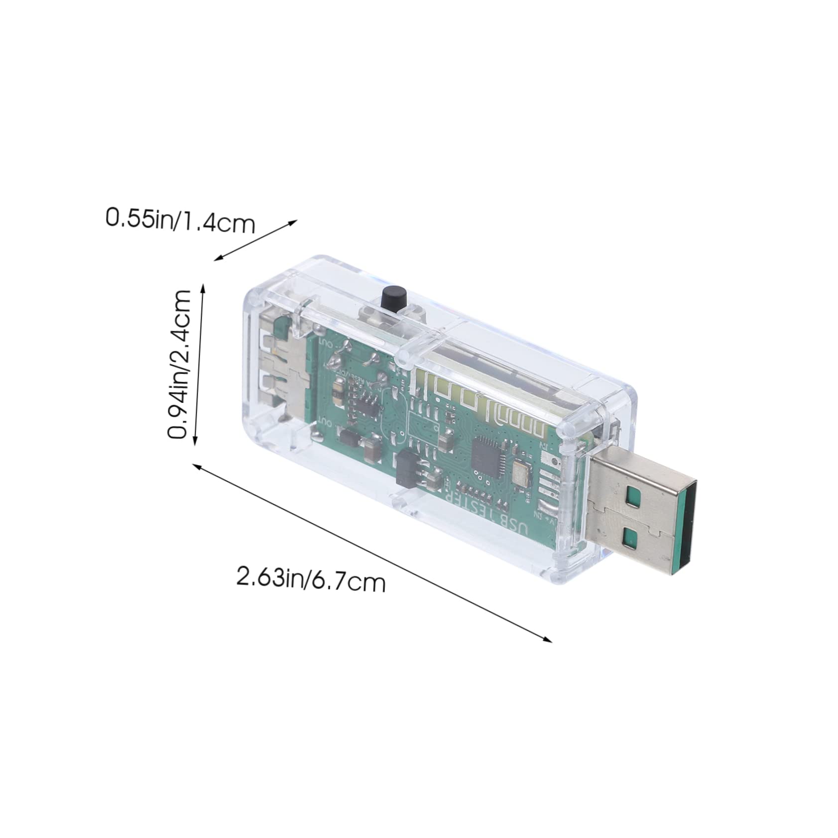 Homoyoyo 4stücke Usb Spannungstester Multifunktionales Messgerät Mit Farbdisplay Für Usb-ladegeräte Powerbanks Und Mehr Überwachung Von Spannung Kapazität Und Leistung Präzise