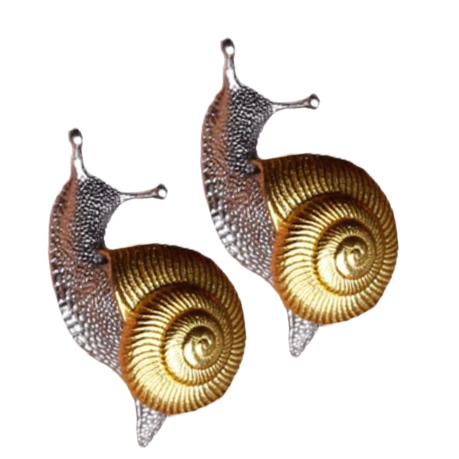 Ljmyy Fashionable Snail Ear Studs Adornment Delicate Snail Ear Enhancements Eye catching Snail Earrings Ear Studs Accessory