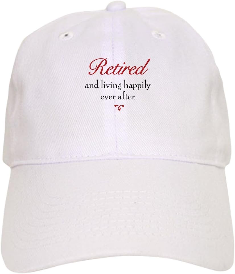 CafePress Retirement Cap Adjustable Baseball Cap