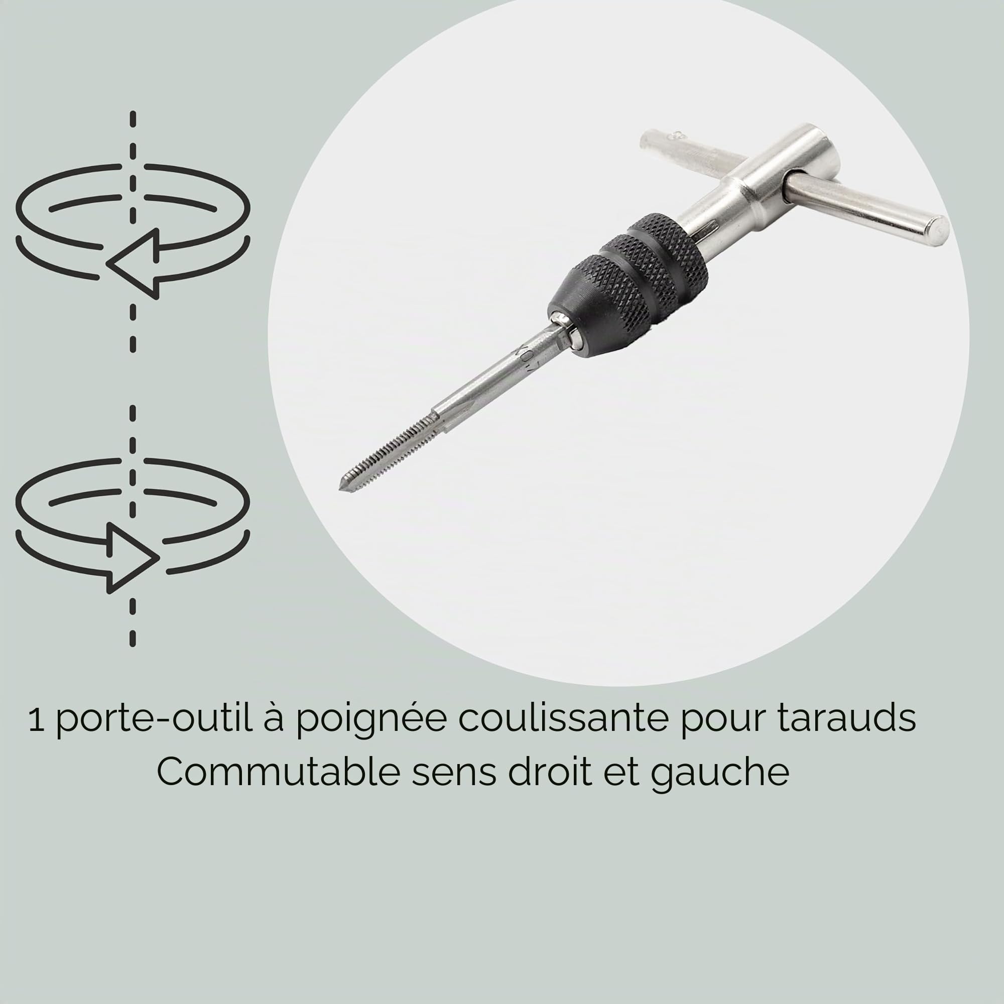 Kit de tarauds | 60 pièces | Métrique | Pouces | Kit complet | Filetage grossier UNC | Filetage fin UNF | Jeu de tarauds 60 pièces | Jeu de tarauds | Tarauds