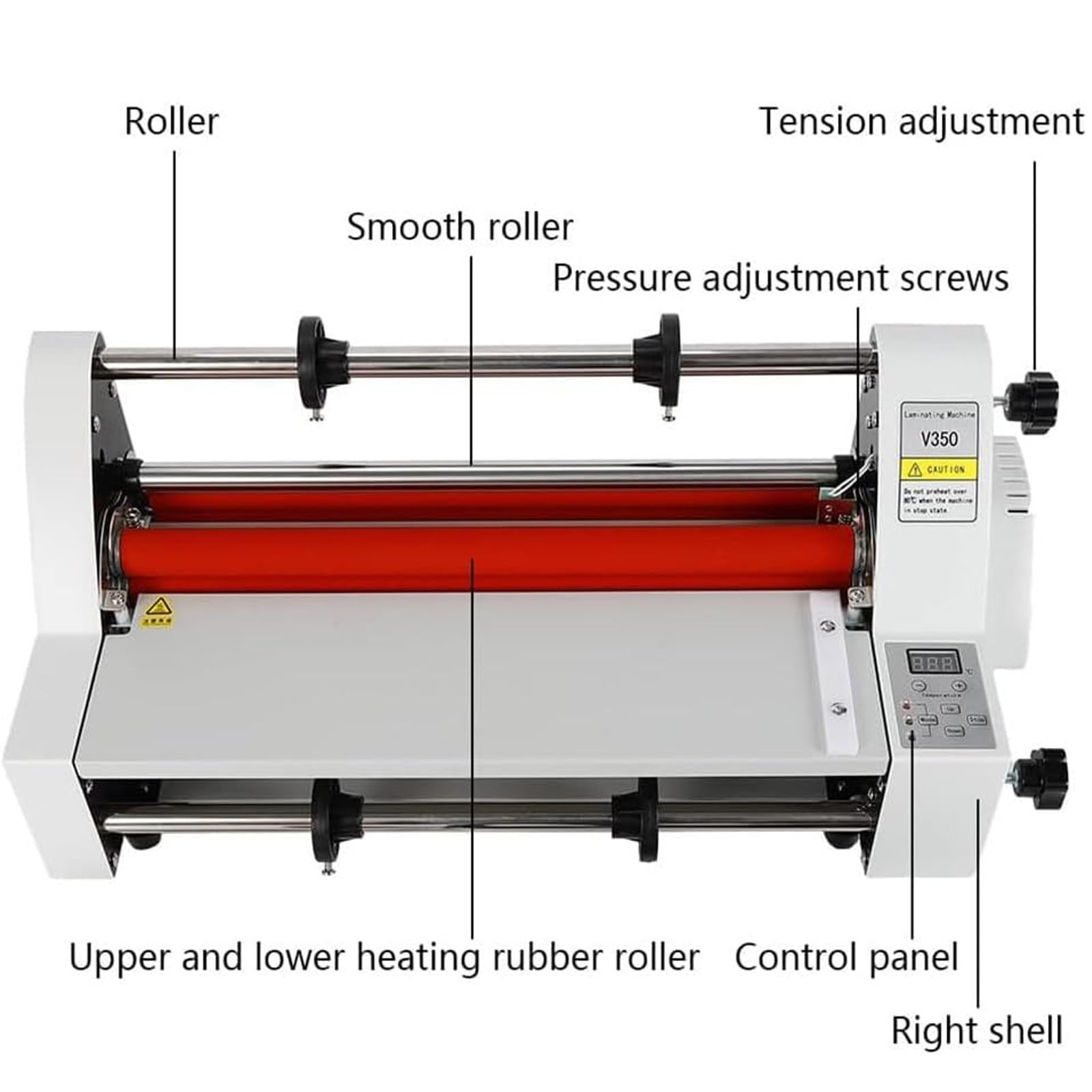 Laminateur Thermique A2/A3/A4 Machine À Plastifier Chaud et Froid 350 mm/450 mm Plastifieuse 220 V