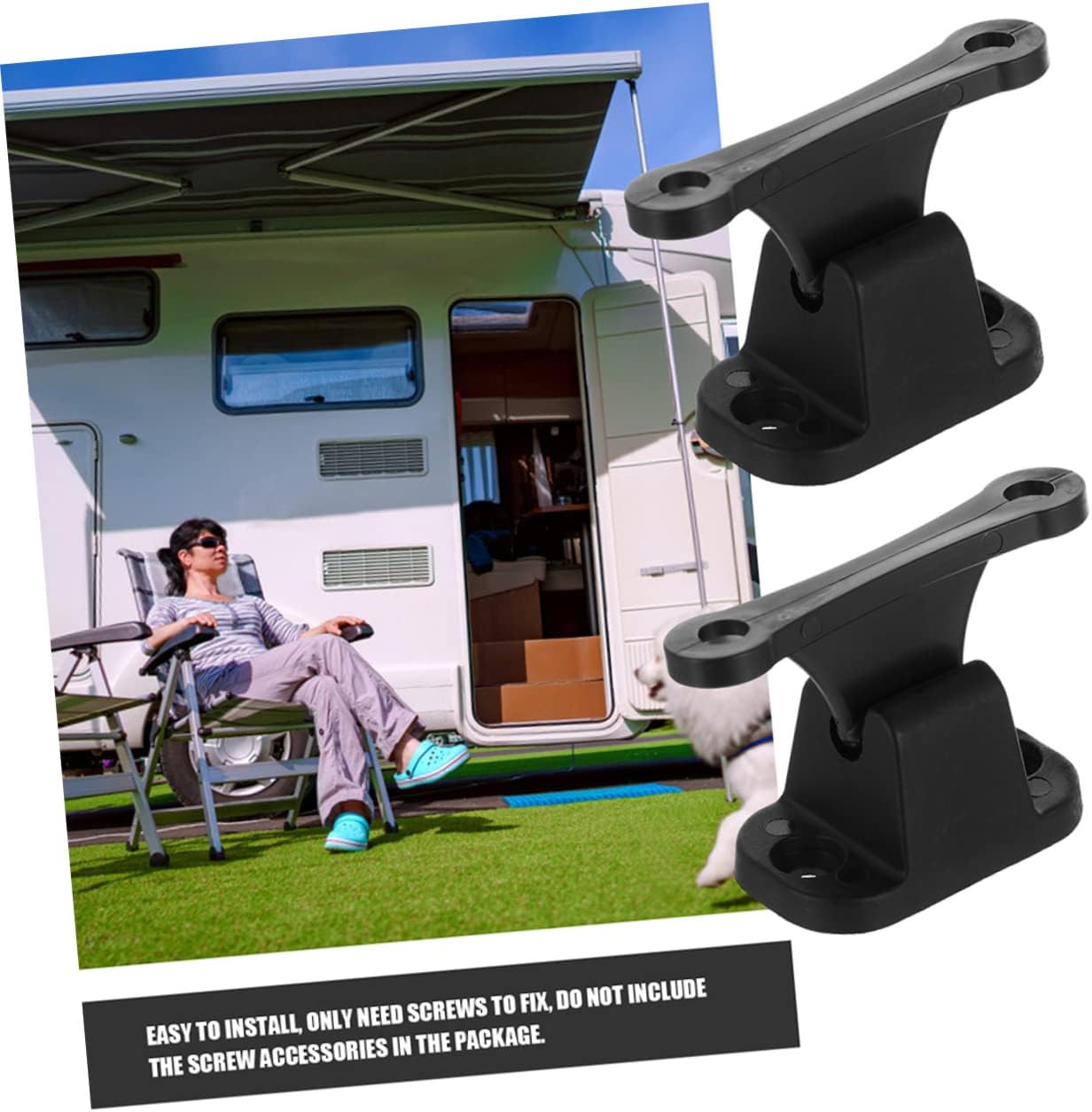 Durable Nylon Door Catch Holders Door Stopper Catch Kit for Trailer Motorhome