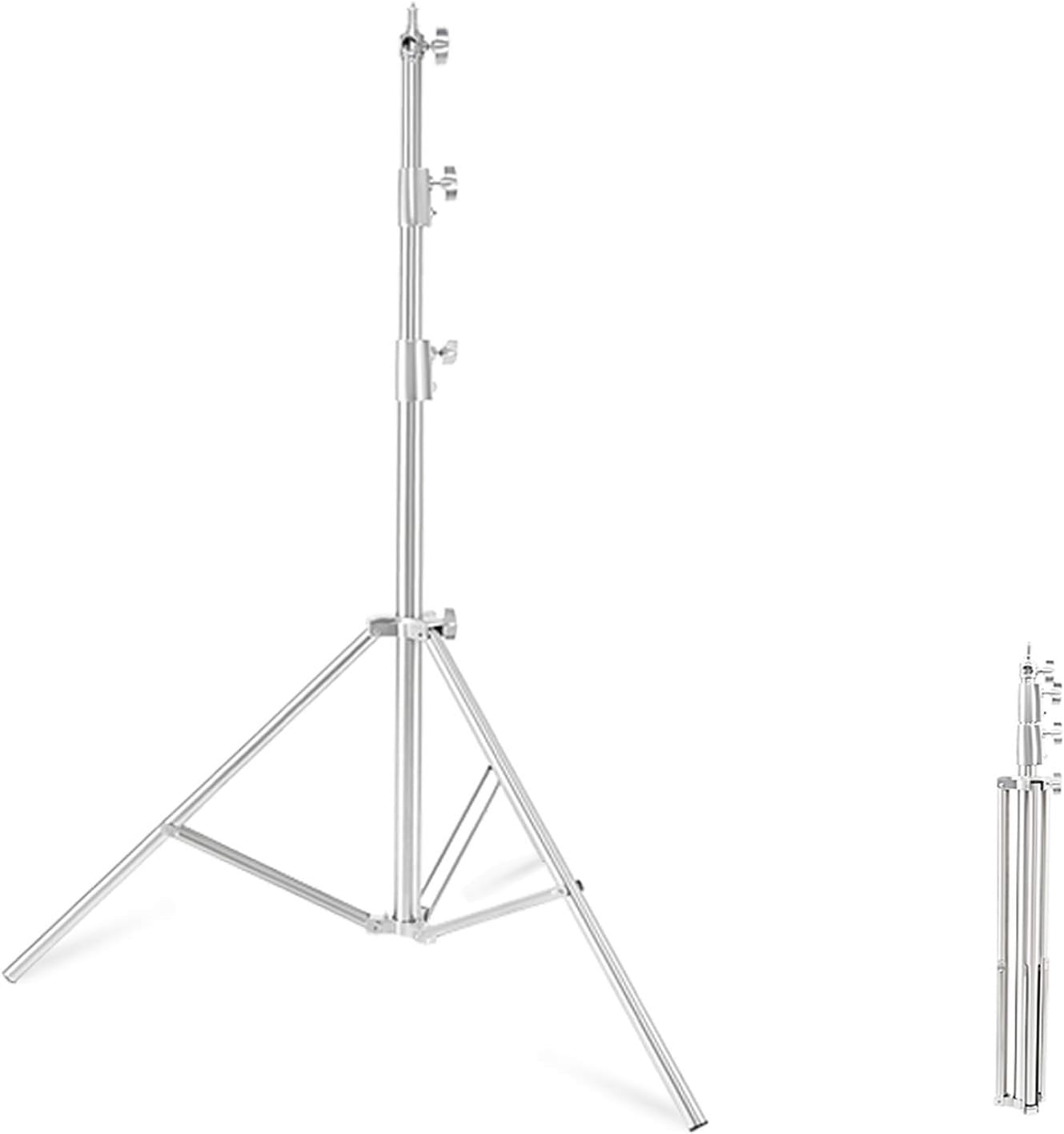 Buy Heavy Duty Light Stand 9.18ft2.8m Stainless Steel Light Stand for Head Light, Strobe Light