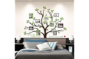 Family Tree Picture Frames Vinyl Sticker Set