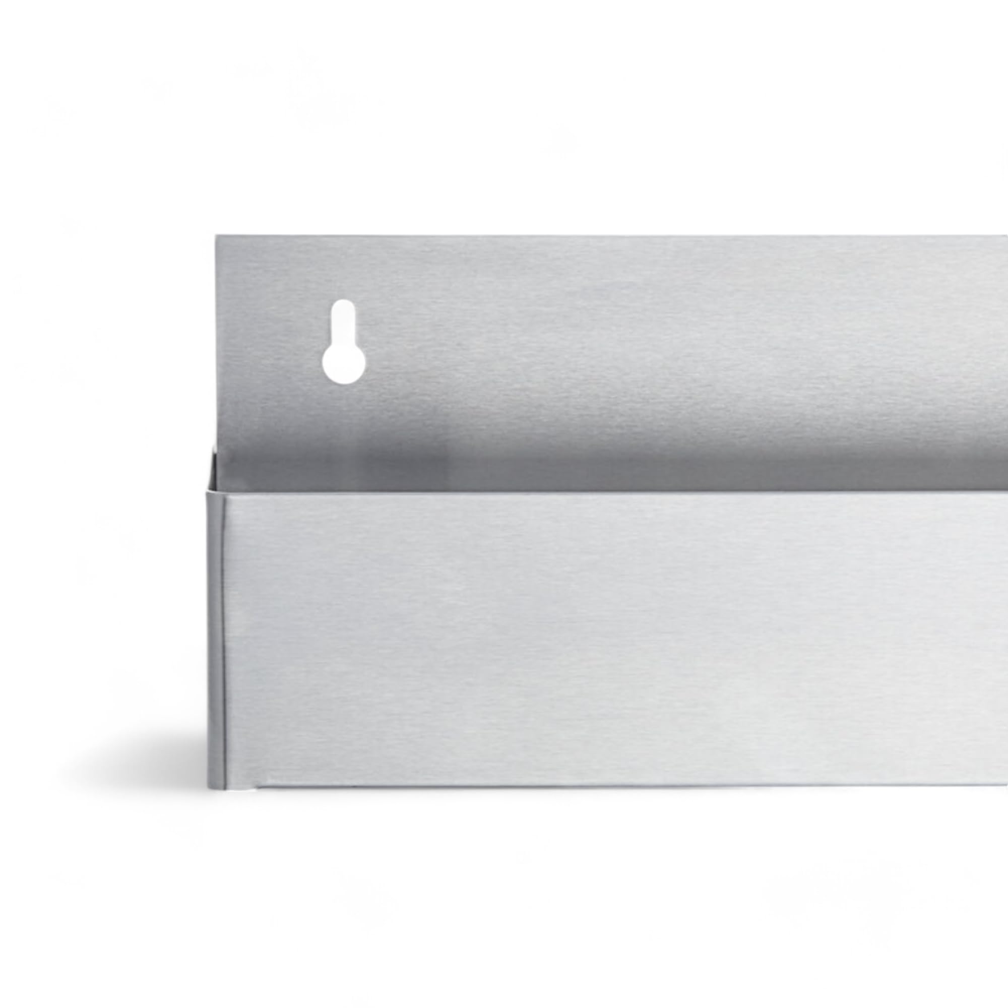 Table Haute De Bar Carrée Acier Argenté Kontoir 60 Cm