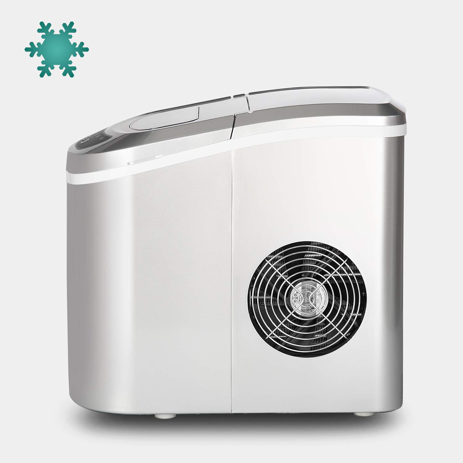 MACCHINA PER CUBETTI DI GHIACCIO FABBRICATORE TRINITI 15 KG IN 24H ICE MAKER