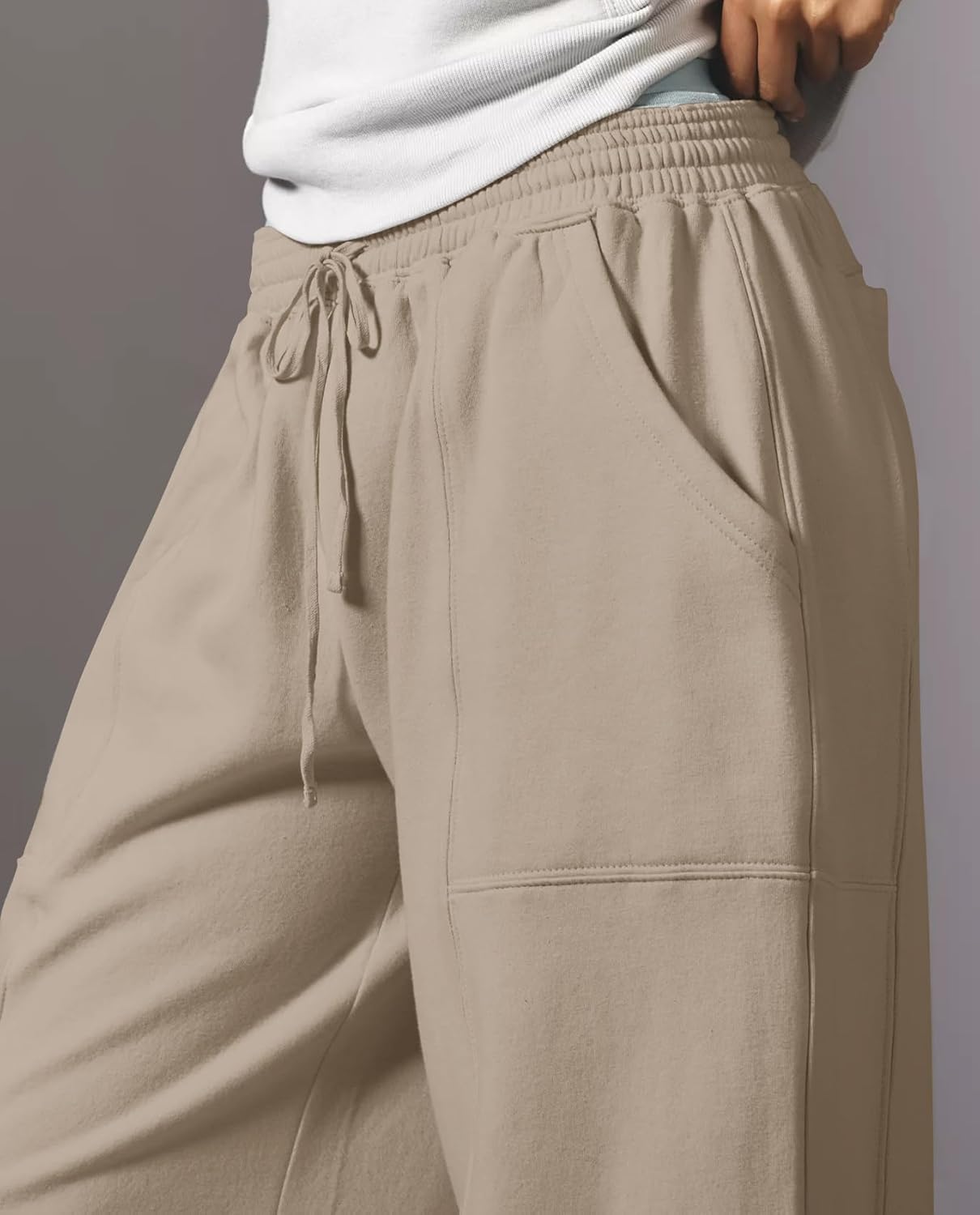 Leopard Pants Women Baggy Sweatpants Casual Cheetah Print Lounge Barrel Pants Trousers with Pockets - Image 4