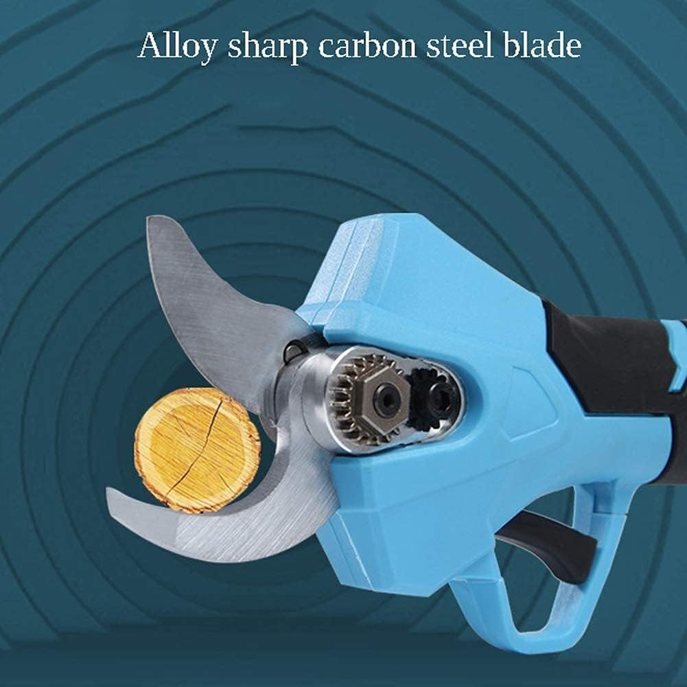 Electric Secateurs,Electric Pruning Shears Professional 21V Li-Ion Battery Tree Branch Pruner, Garden Cutting Shears,25Mm Secateurs Pruning Cutter Tool