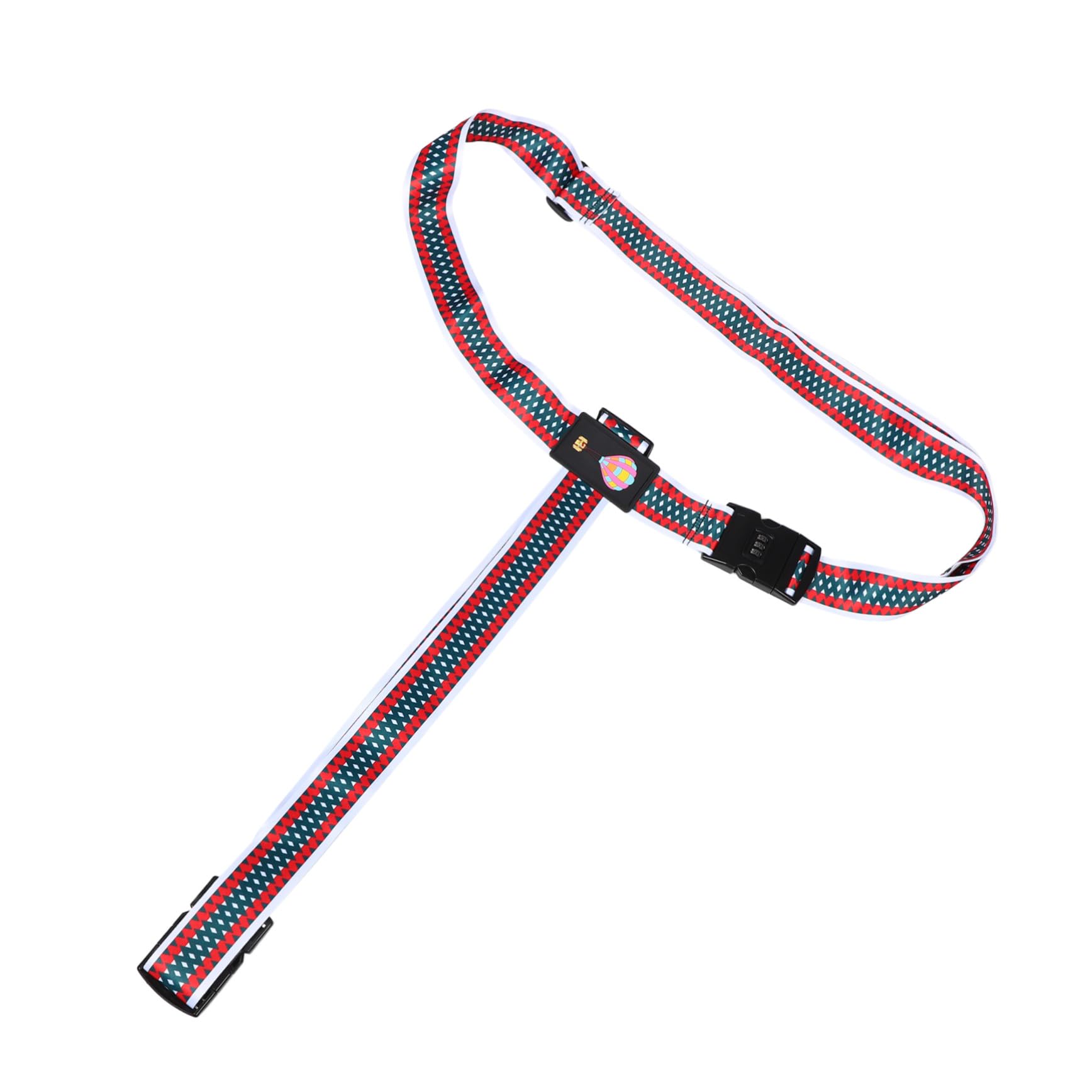 FRCOLOR 3 Stück Verstellbarer Koffergurt mit Doppelzahlenschloss Kreuz-packgurt aus Robustem Polyester Cartoon-Motiv Gepäckband für Sichere Reise für Koffer Reisegepäck Business und