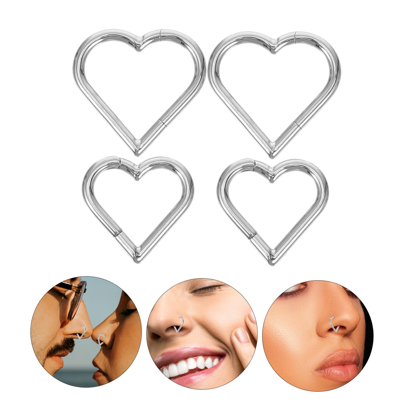 Healeved Nasali Inossidabile Ipoallergenici per Speciali E Design E Confortevole