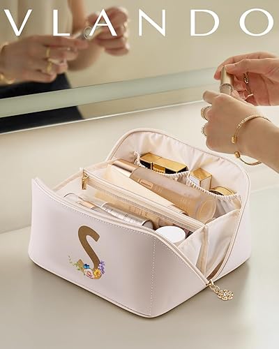 Miniatura 4 de Vlando Regalos de dama de honor para el día de la boda, bolsa de viaje de maquillaje, ideas de regalo para mujeres, viajeros, regalos personalizados