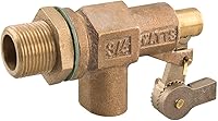 Vista 1 de Watts Serie 750 Válvula de flotador de bronce resistente de 34 ", entrada roscada NPT hembra, brida mecanizada, brazos dentados, sellos