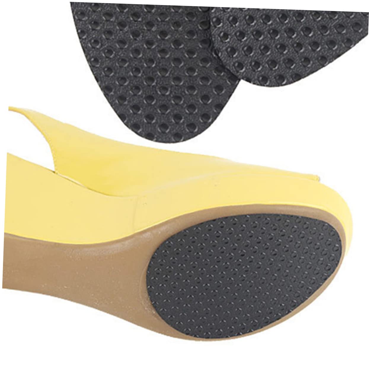 30paare Rutschfeste Schuhsohlen-schützer Geräuschreduzierende Sohle Polster Selbstklebende Anti-rutsch Pads Für High Heels Schuhe Mit Punktmuster