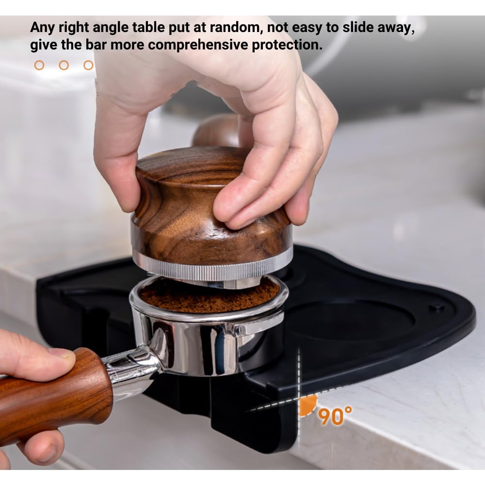 Tapis En Silicone Pour Machine à Café 40x50 Cm - Antidérapant, Résistant à La Chaleur - Protection Plan De Travail