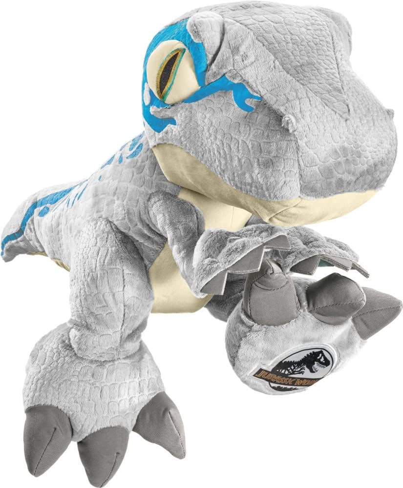 Schmidt Spiele 42754 Jurassic World, Blue, 48 cm Plush Toy