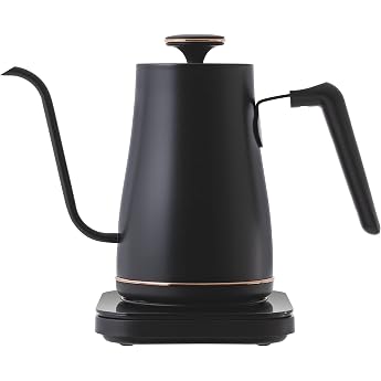 Yamazen EGL-C1281(BB) Electric Kettle, Electric Pot, 27.1 fl oz (0.8 L), for Singles and Couples, 1,200 W Power Consumption, 