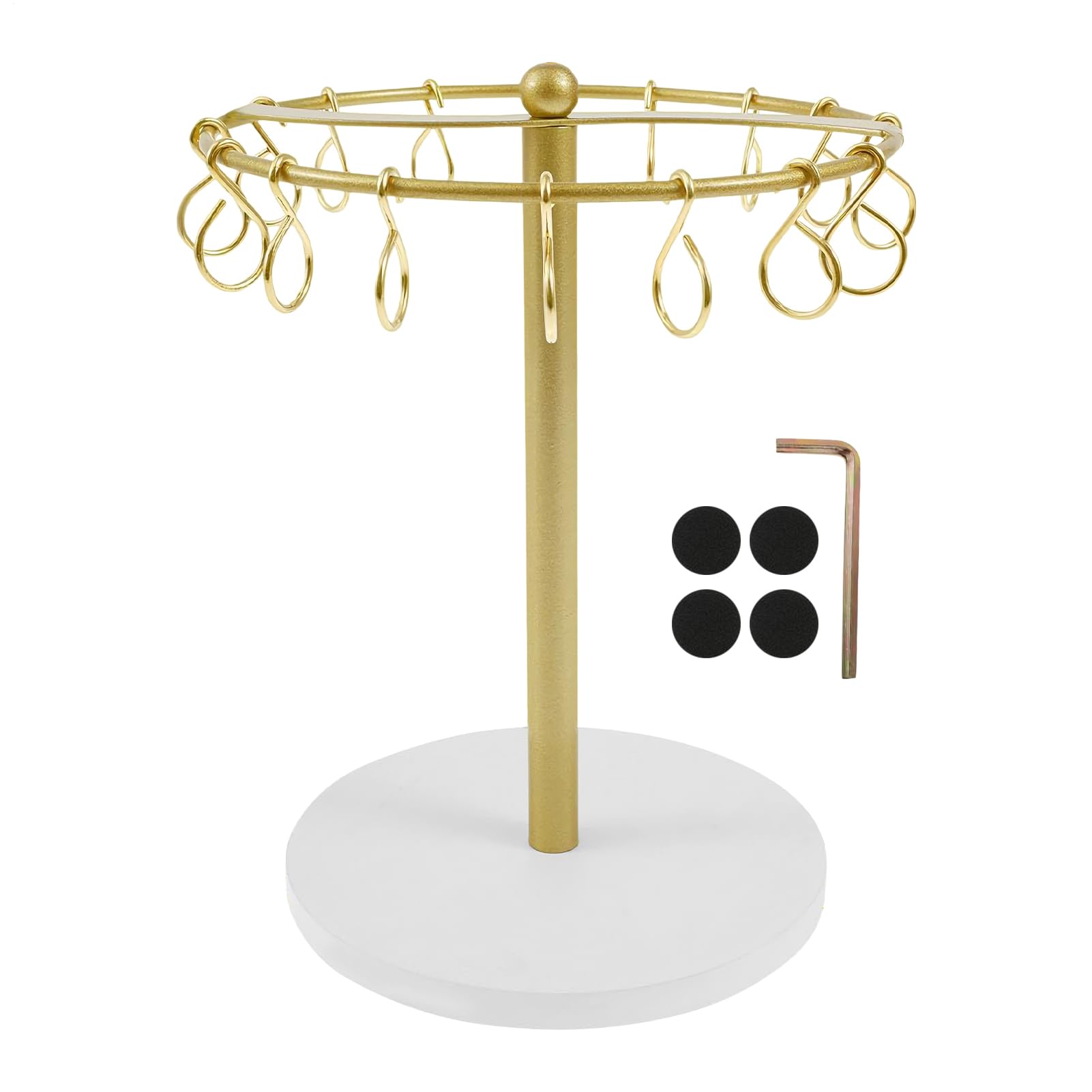 Porte-accessoires cheveux vertical avec bandes de rangement souples