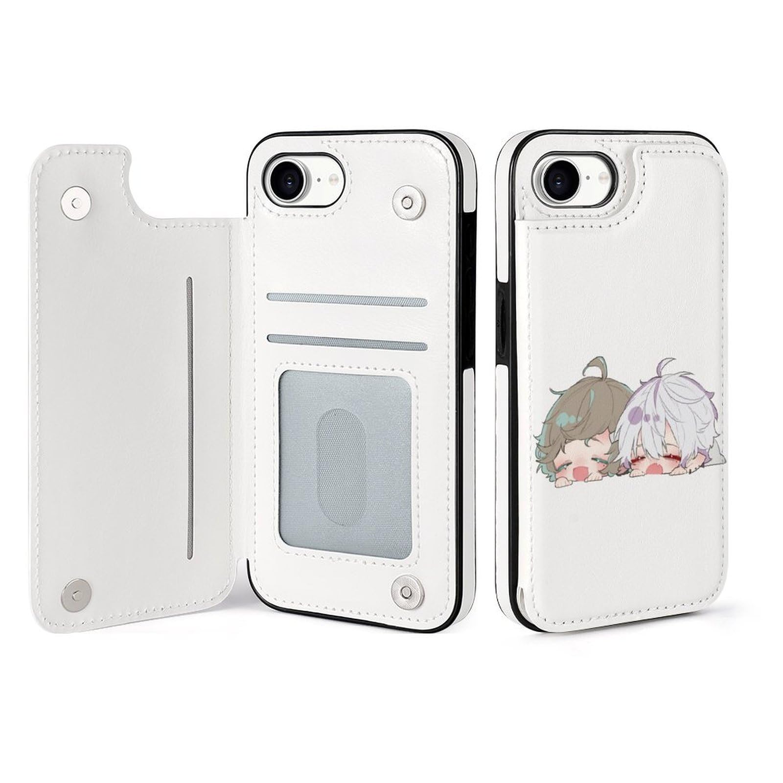 Amazon.co.jp: iPhone 16 E ケース 手帳型 にじさんじ 叶 葛葉 アニメ