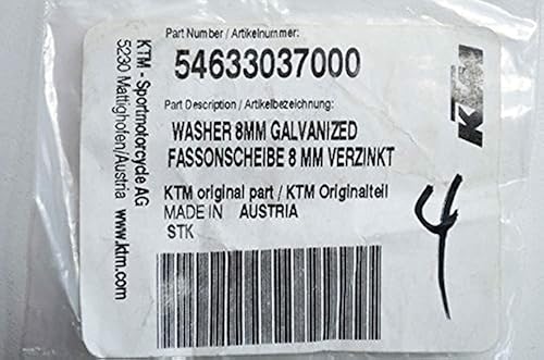 Miniatura 9 de KTM Arandela OEM 8MM galvanizada parte 54633037000