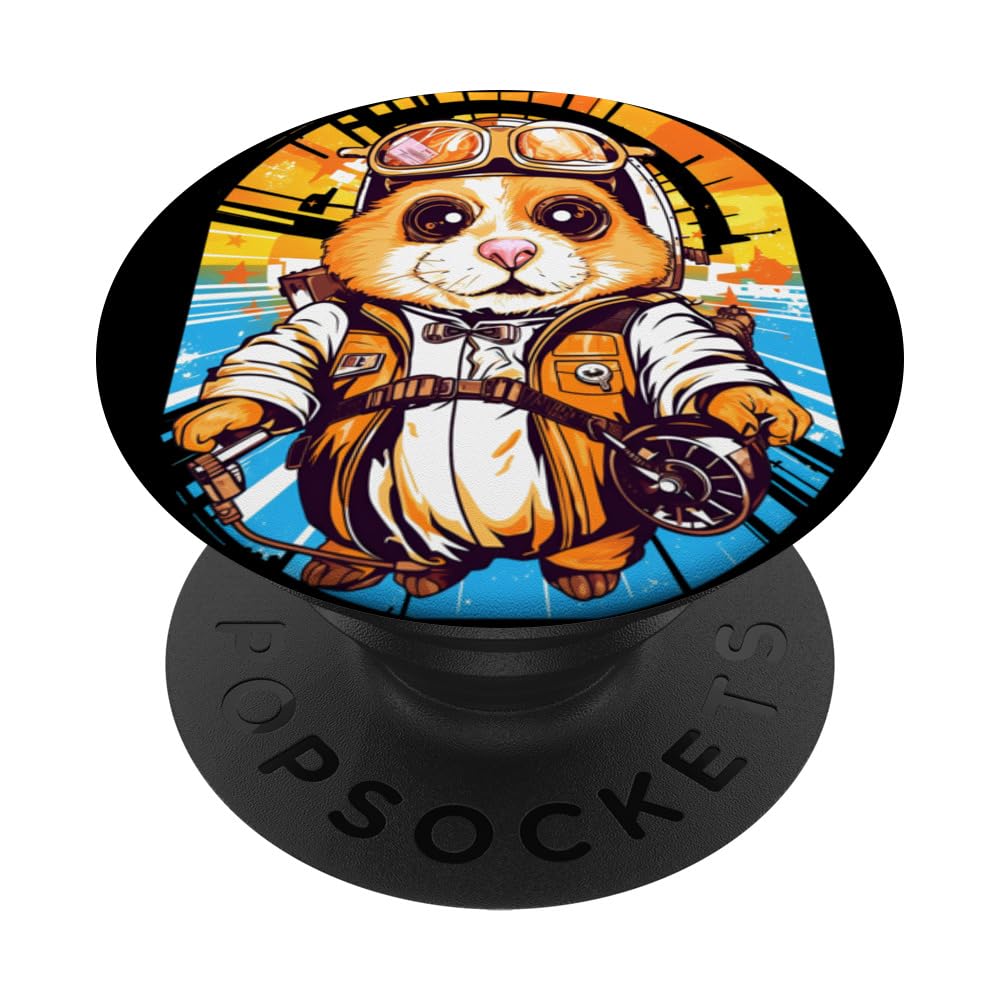 Hamsters Against Haters Cute Rodent Gnawers Petsitters PopSockets Standard PopGrip - View #6