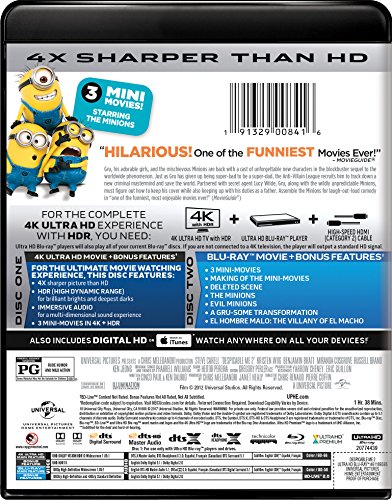 Despicable Me 2 - 4K Ultra HD + Blu-ray + Digital HD + Despicable Me 3 Fandango Cash image 4