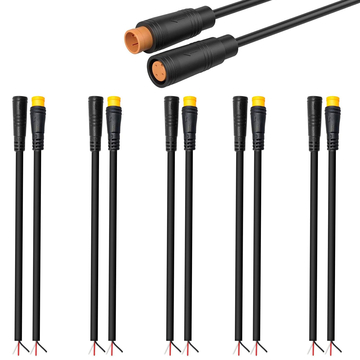 RUNCCI-YUN Cable De Bicicleta Eléctrica Julet Cables De Extensión