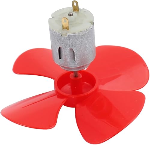 Miniatura 4 de IIVVERR DC 6V 0.13A 12500RPM Motor de par grande 4 paletas de 3.150in de diámetro RC Hélice rojo (DC 6V 0.13A 12500RPM Motor de par grande 4 paletas