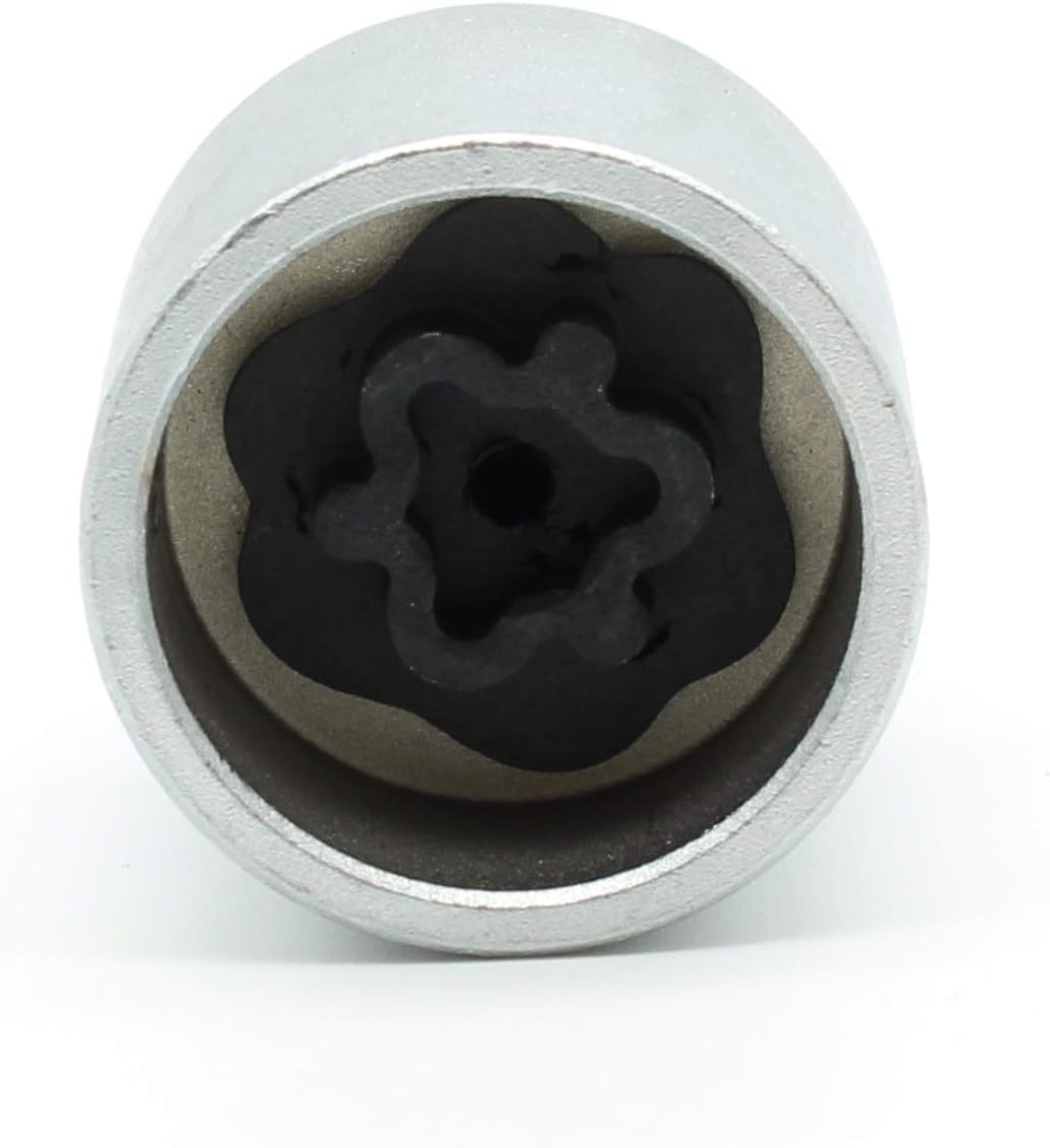 TEMO 30p Anti-Theft Wheel Lug Nut Removal Socket Key for Mercedes Benz