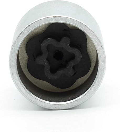 Vista 16 de TEMO Llave antirrobo 3440 del retiro de la tuerca del estirón de la rueda #323 para Mercedes Benz